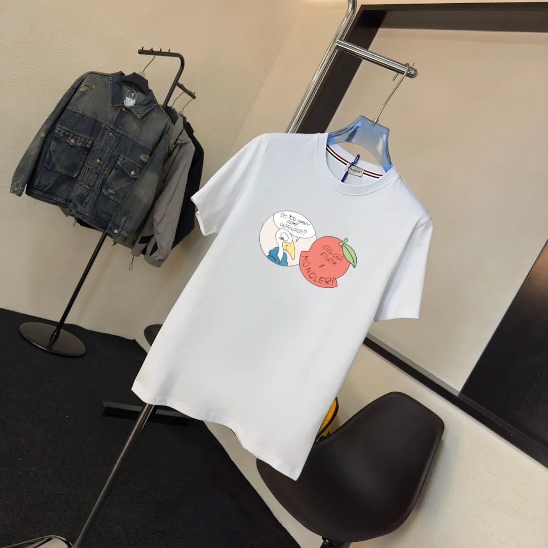 P80💰《Moncler~ 》2025New Arrival Quality T , Versatile Quality ！ ‼ 32 250G ‼ ， ， ， ， T 🤪 Sizes：S-M-L-XL-2XL ：Black，White， Same Style